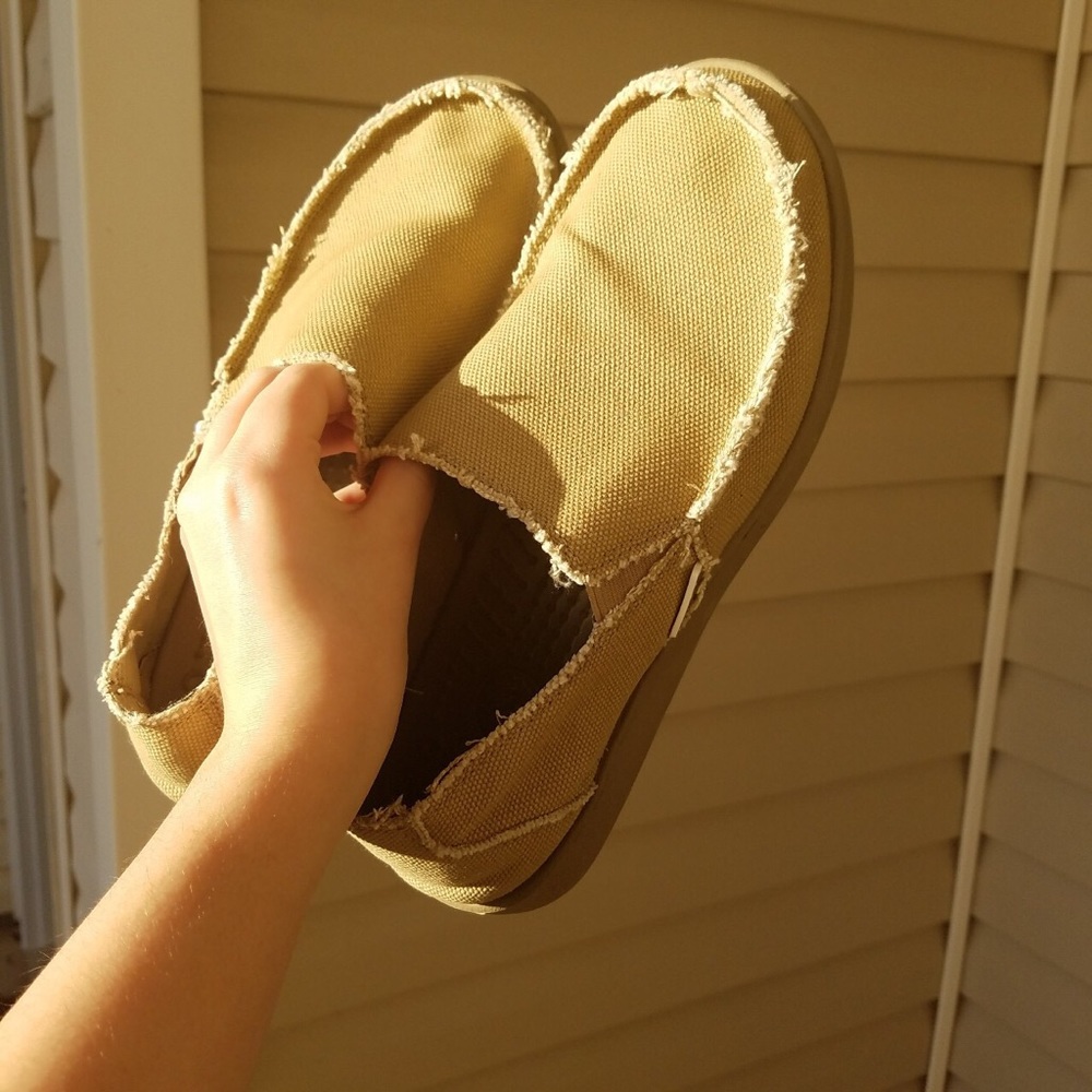 Khaki Crocs Slip on Loafers Santa Cruz Mocassin